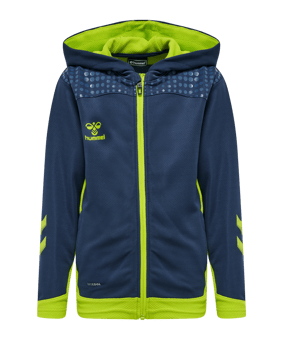 Hummel hmlLEAD Poly Trainingsjacke Kids Blau F7642 - blau