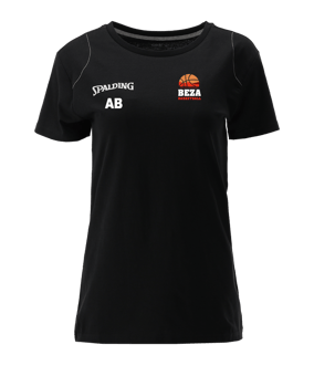 Spalding Essential T-Shirt Damen Schwarz