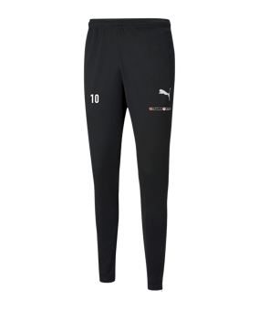 PUMA teamRISE Poly Trainingshose Schwarz F03