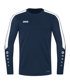 JAKO Power Sweatshirt Kids Blau Weiss F900 - blau