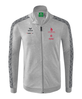 Erima Essential Team Tracktop Jacke Hellgrau Grau 
