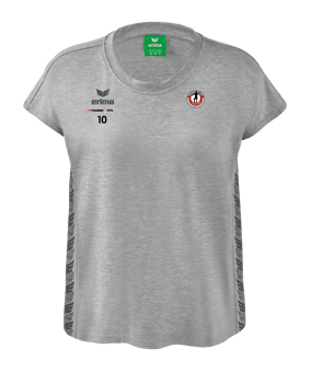 Erima Team Essential T-Shirt Damen Hellgrau Grau