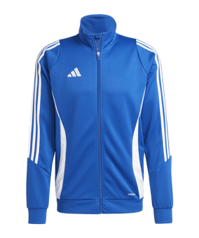 adidas Tiro 24 Trainingsjacke Blau Weiss - blau