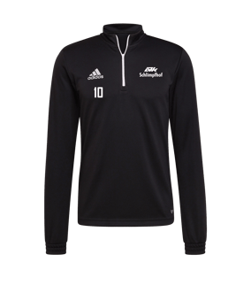 adidas Entrada 22 HalfZip Sweatshirt Schwarz