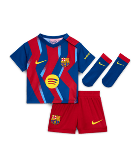 Nike FC Barcelone Babykit 4th Ensemble de maillots 2025/2026 Enfants Bleu C432 - bleu
