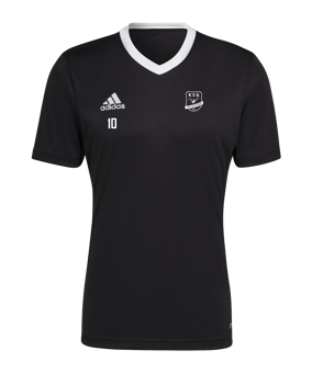 adidas Entrada 22 Trikot Schwarz Weiss