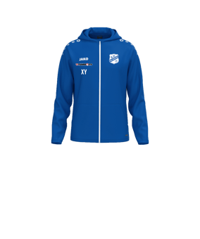 JAKO One Kapuzenjacke Kids Blau F400