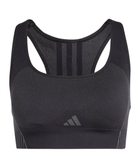 adidas Aeroknit Sport-BH Schwarz - schwarz