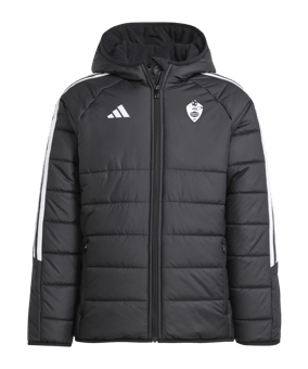 adidas Tiro 24 Winterjacke Kids Schwarz Weiss