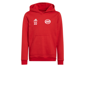adidas Entrada 22 Hoody Kids Rot