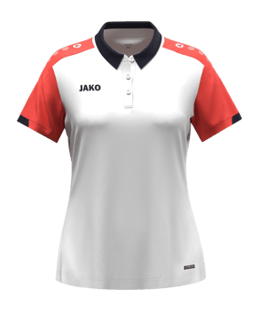 JAKO Dynamic Polo Damen Weiß F026 - weiss