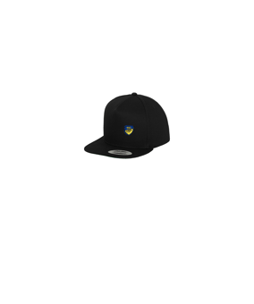 Merch 5 Panel Classic Snapback Cap Black | Jubiläumslogo