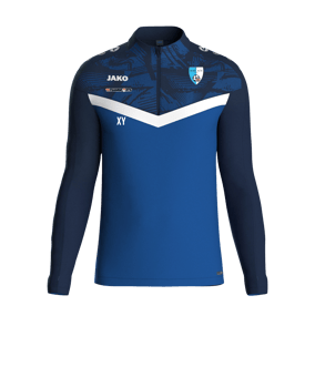 JAKO Iconic HalfZip Sweatshirt Blau F403