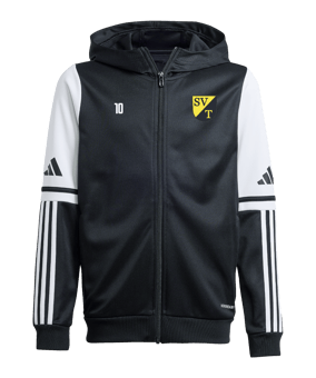 adidas Squadra 25 Kapuzenjacke Kids Schwarz