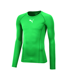 PUMA LIGA Baselayer Warm Longsleeve Kids F05 - gruen