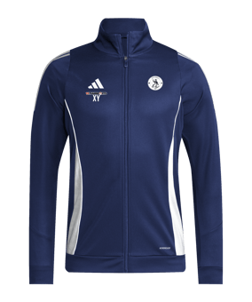 adidas Tiro 24 Trainingsjacke Dunkelblau Weiss
