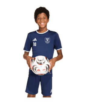 adidas Entrada 26 Trikot Kids Dunkelblau