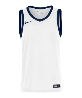 Nike Team Stock25 Basketball Trikot Weiß F101