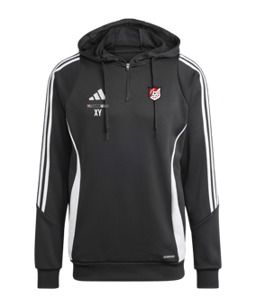 adidas Tiro 24 Hoody Schwarz Weiss 