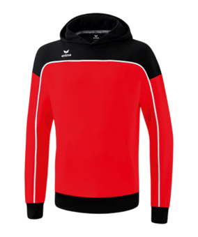Erima Change by Hoody Kids Rot Schwarz - rot