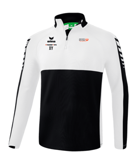 Erima Six Wings Trainingstop Kids Schwarz Weiss