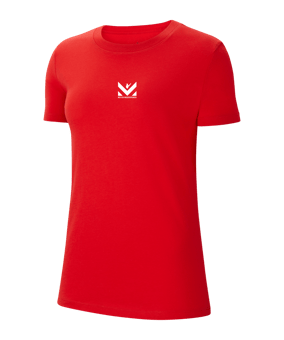 Nike Park 20 T-Shirt Damen Rot Weiss F657