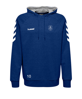 Hummel Cotton Hoody Kids Blau F7045