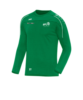 JAKO Classico Sweatshirt Grün Weiss F06