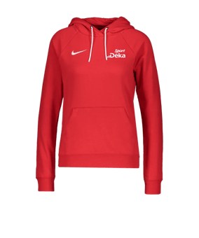 Nike Park 20 Fleece Hoody Damen Rot Weiss F657