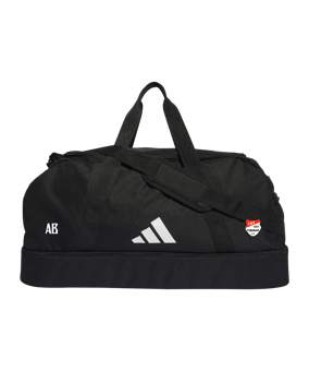 adidas Tiro League Duffel Bag Gr. L Schwarz Weiss
