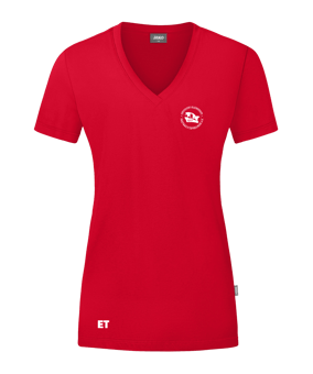 JAKO Organic T-Shirt Damen Rot F100
