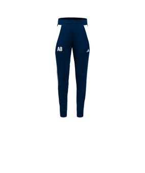 adidas Tiro 24 Trainingshose Damen Blau Weiss