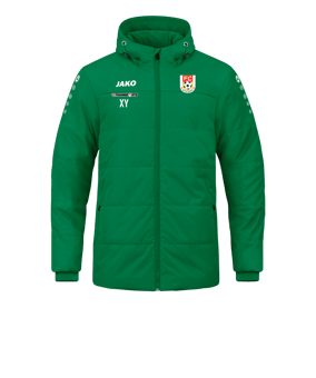 JAKO Team Coach Kapuzenjacke Grün F200