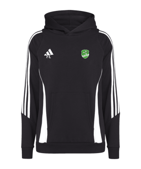 adidas Tiro 24 Hoody Kids Schwarz Weiss