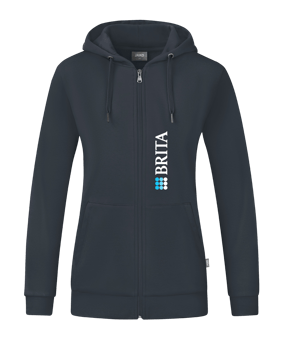 JAKO Organic Kapuzenjacke Damen Grau F830