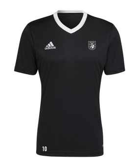 adidas Entrada 22 Trikot Schwarz Weiss