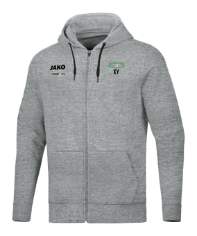 JAKO Base Kapuzenjacke Grau F41