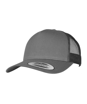 Merch 5 Panel Retro Trucker Cap Charcoal - schwarz
