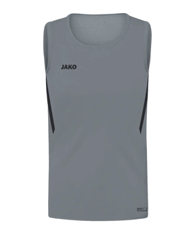 JAKO Challenge Tanktop Kids Grau Schwarz F841 - grau