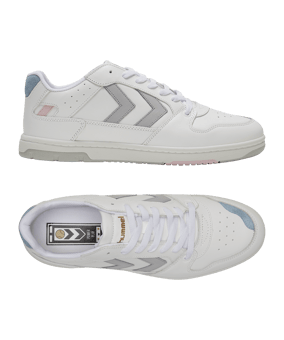 Hummel Power Play Leather Sneaker Weiss F9051 - weiss
