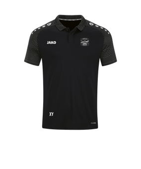 JAKO Performance Polo Schwarz Grau F804