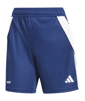 adidas Tiro 24 Training Short Damen Blau Weiss