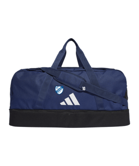 adidas Tiro League Duffel Bag Gr. L Blau Weiss