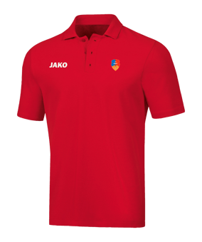 JAKO Base Poloshirt Kids Rot F01