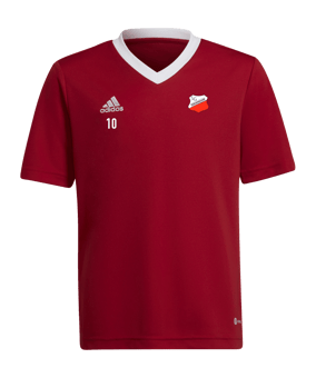 adidas Entrada 22 Trikot Kids Rot Weiss