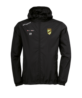 uhlsport Essential Regenjacke Schwarz Weiss F01 