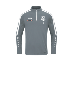 JAKO Power Sweatshirt Kids Grau Weiss F840