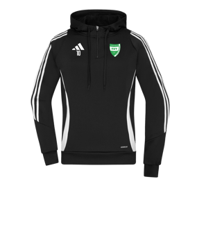 adidas Tiro 24 Hoody Damen Schwarz Weiss