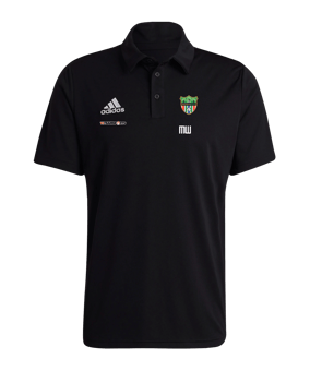 adidas Entrada 22 Poloshirt Schwarz