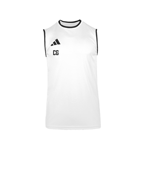 adidas Entrada 26 Sleeveless Trikot Weiß